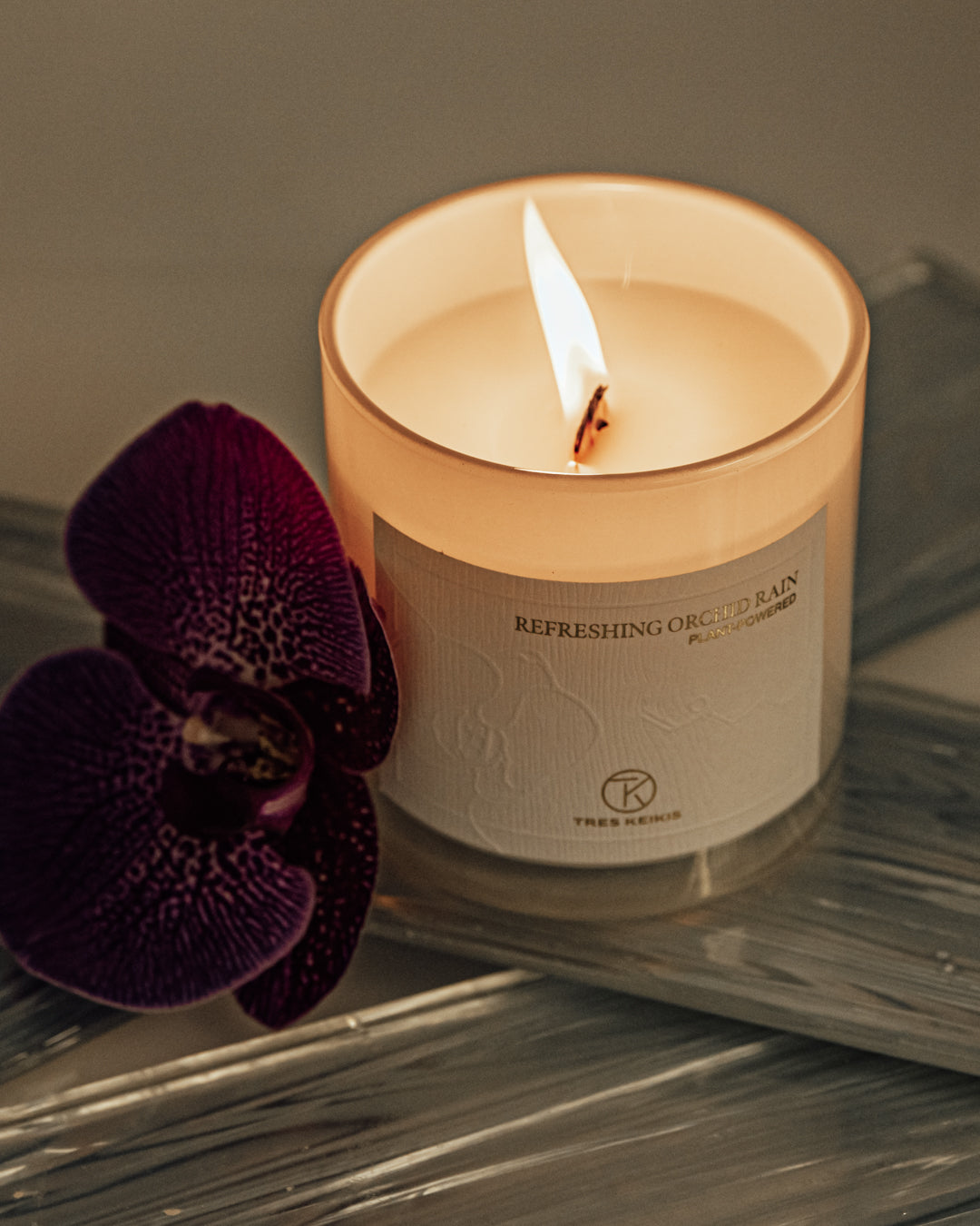 Refreshing Orchid Rain Candle